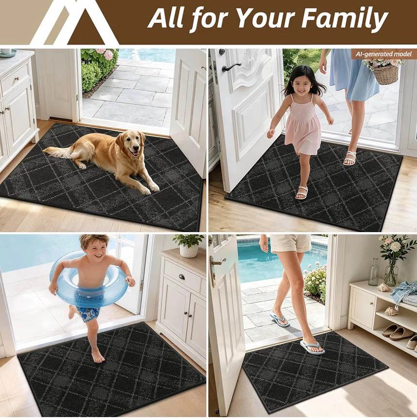 Cosy Homer Door Mat Non-Slip Absorbent Washable 32"x48" - photo 5