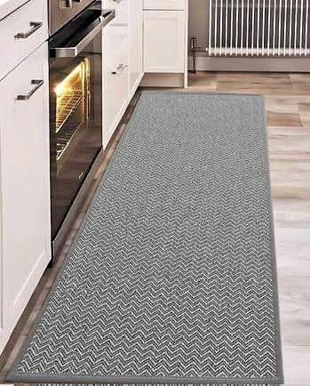 Color&Geometry Kitchen Mat Non Slip Runner Rug 6.6ft
