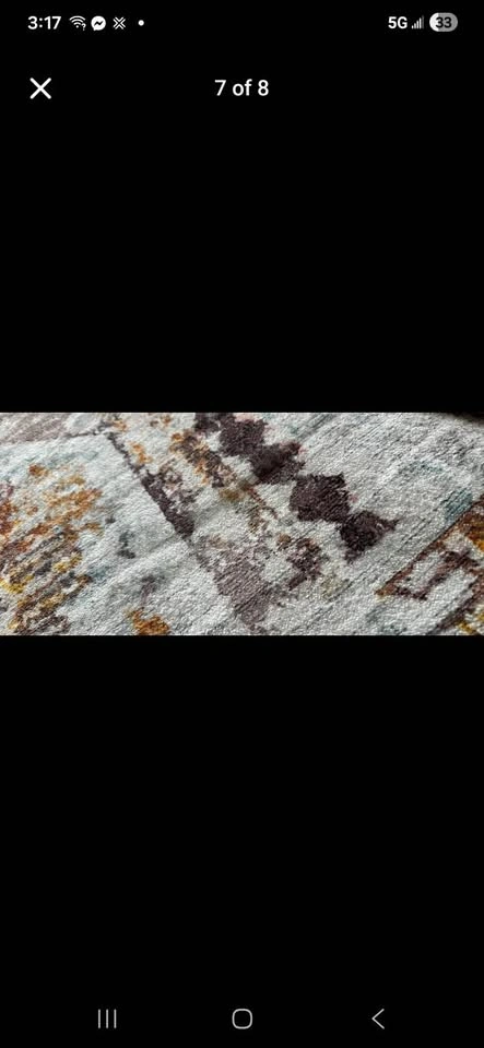 79”x118.9” Boho Area Rug Retro Abstract Distressed Rug - photo 3