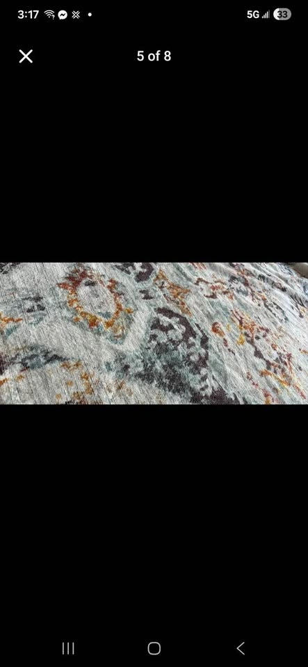 79”x118.9” Boho Area Rug Retro Abstract Distressed Rug - photo 5