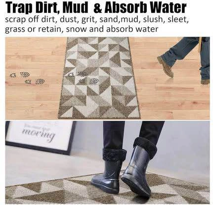 Indoor Doormat 36"x 59" Absorbent Non-Slip Floor Mat - photo 3