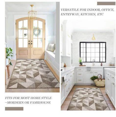 Indoor Doormat 36"x 59" Absorbent Non-Slip Floor Mat - photo 5