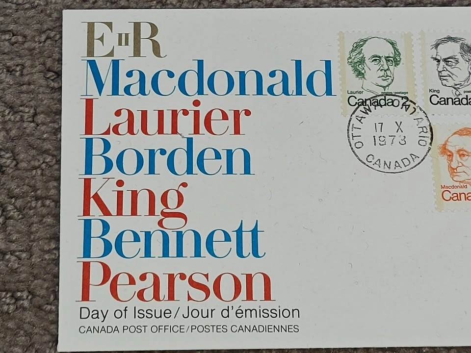 First Day Covers FDC - 1973 Caricature Definitives - photo 3