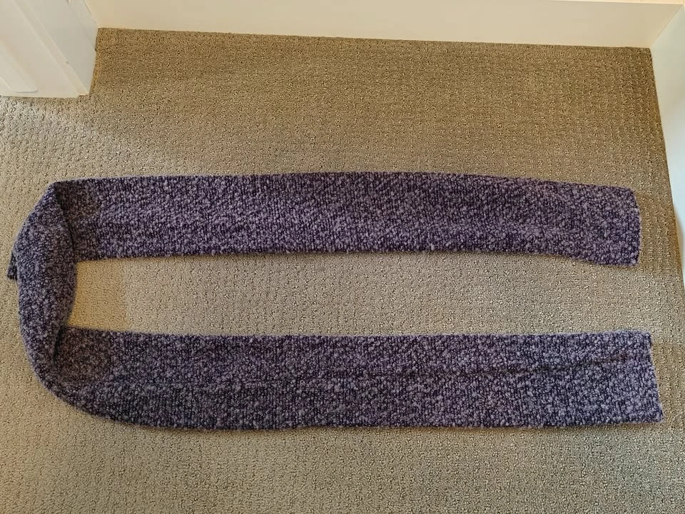 Women Toujours Elegant Winter Scarf - Purple - 74" x 5" - photo 5
