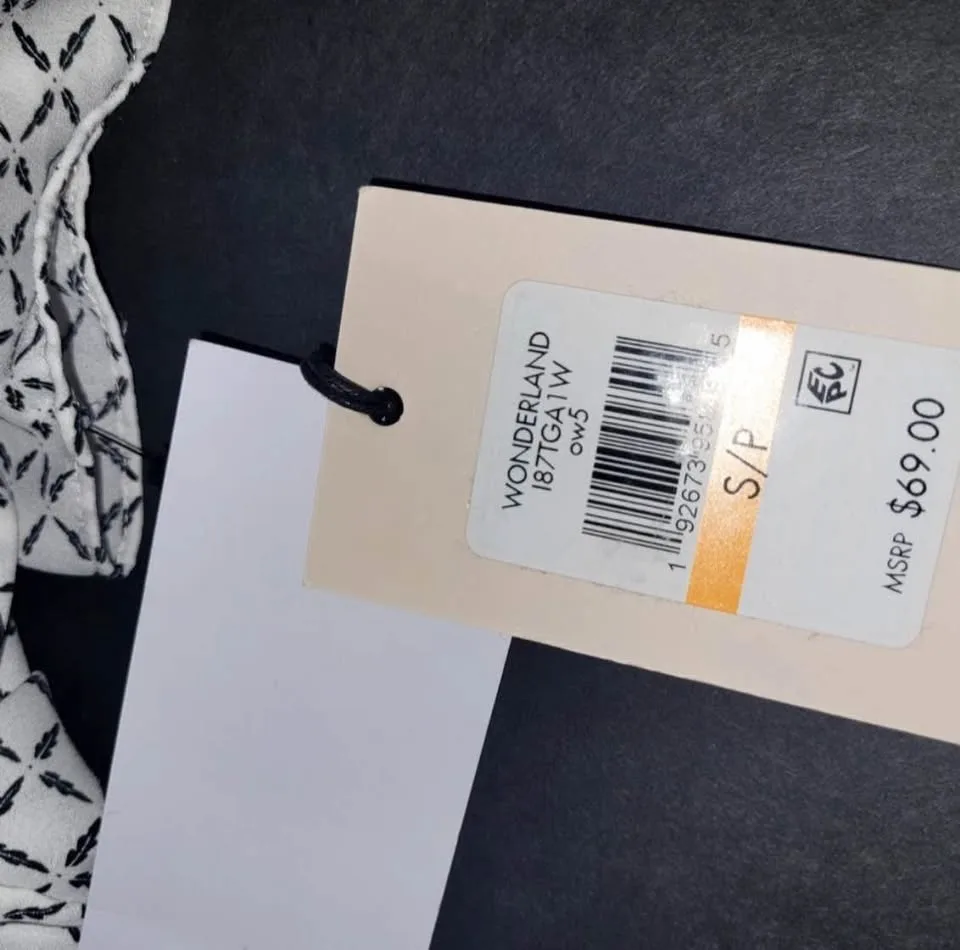 Ivanka Trump New White and Black Blouse Accent Sleeve With Tags image indicator(6)