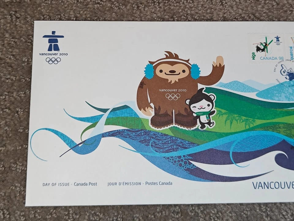 First Day Covers FDC - Vancouver 2010 Olympic Miga & Quatchi - photo 4
