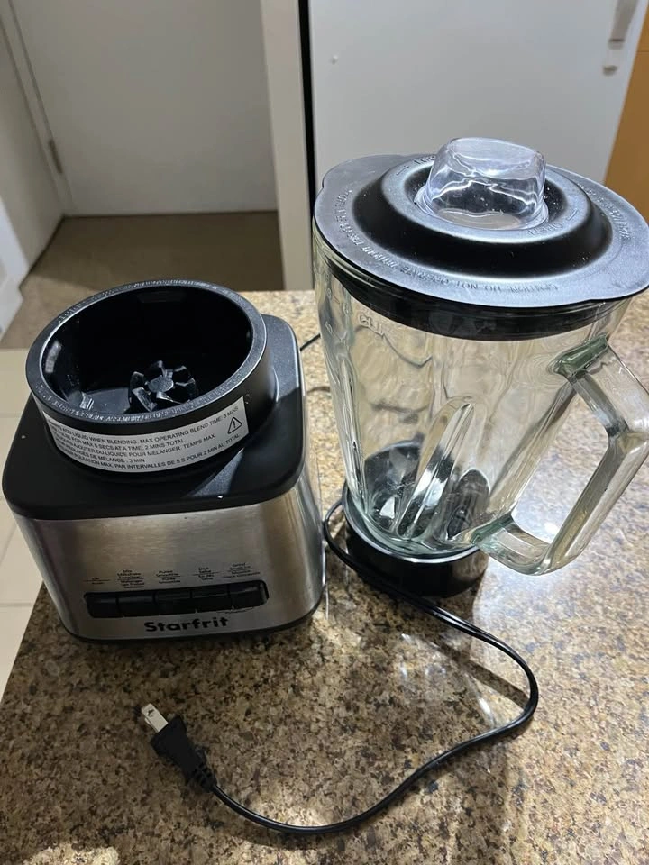 Starfrit Glass Jar Blender - Multi-Speed - Excellent Condition - photo 2