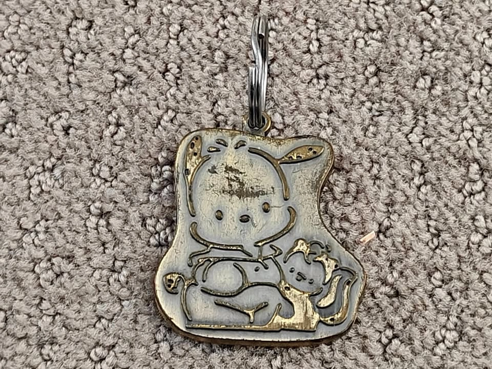 Sanrio Pochacco Dog - Keychain / Metal Key Chain
