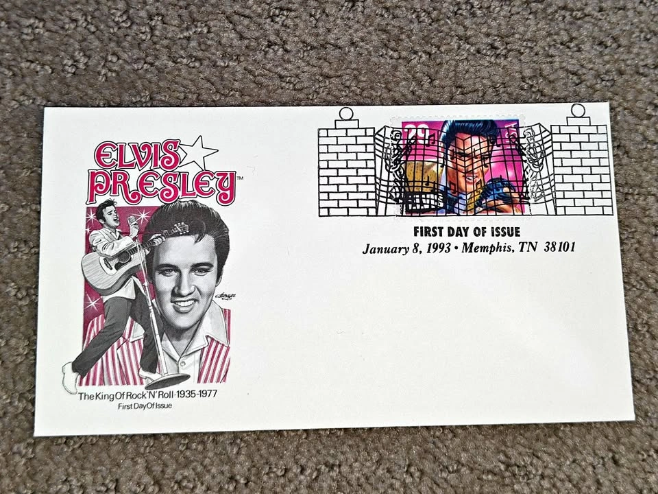 First Day Cover (FDC) - 1993 Elvis Presley Artmaster Edition