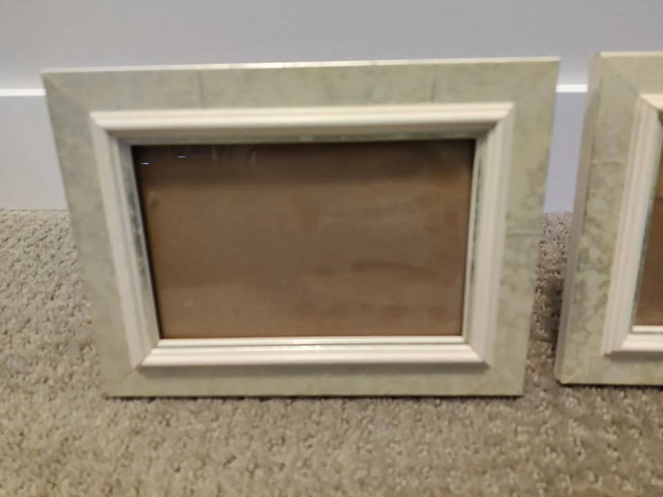 Wood Photo Frame - Textured Beige Gold Picture Frame - 4" X 6" - photo 5
