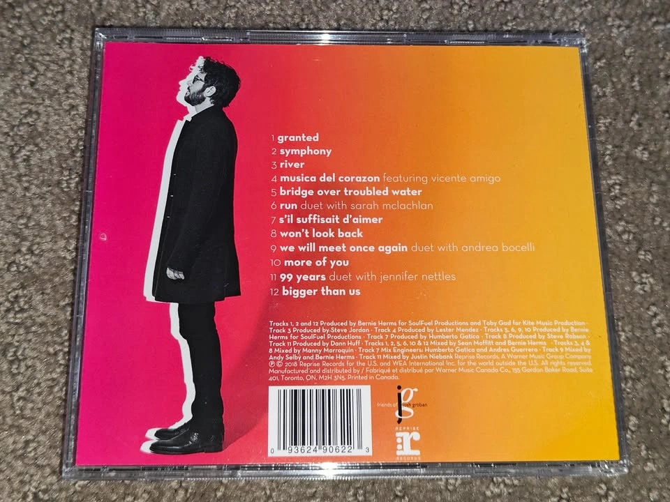 Josh Groban - Bridges - Contemporary / Classical Music CD Album - photo 3