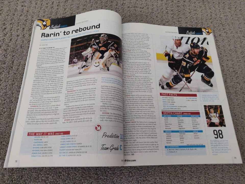 Hockey News Magazine - Yearbook - Jarome Iginla Calgary Flames - photo 3