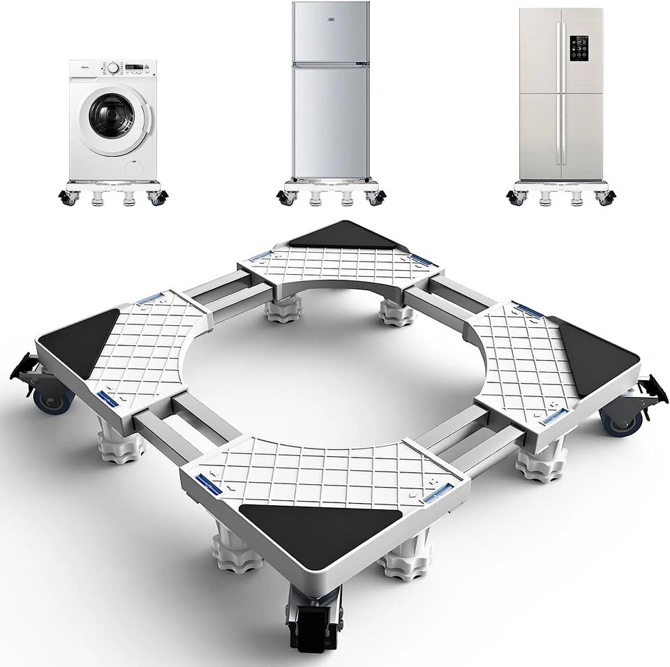 Adjustable Heavy Duty Mobile Base Stand with Locking Wheels