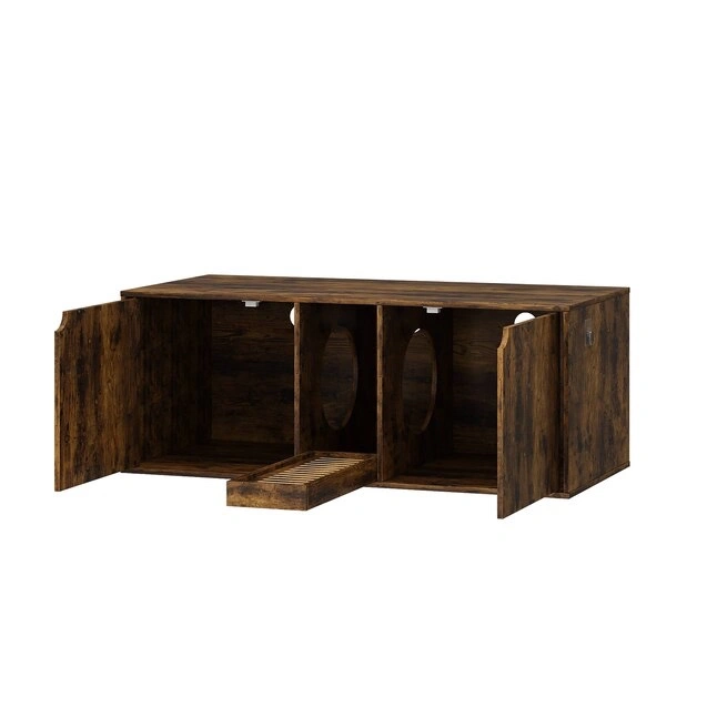 New 43.3" Composite Cat Litter Enclosure and Side Table - photo 5