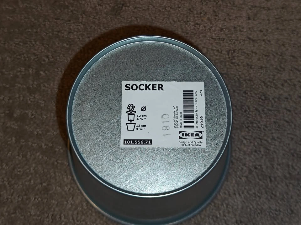 Galvanized Plant Pot / Metal Bucket - photo 3