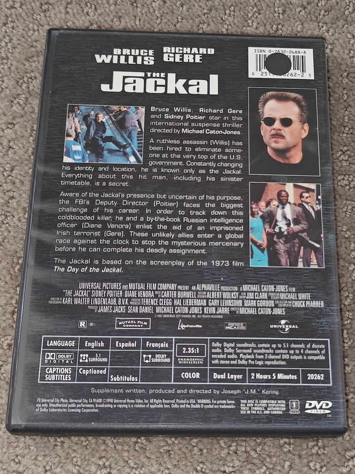 The Jackal - Collector's Edition - DVD Movie - Bruce Willis - photo 3
