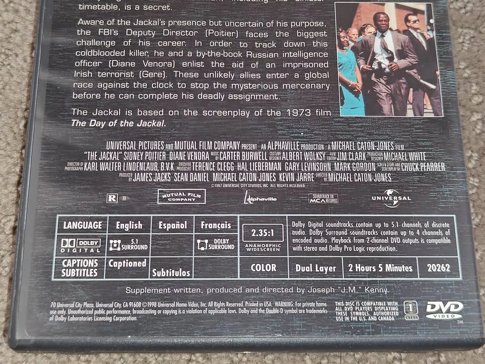 The Jackal - Collector's Edition - DVD Movie - Bruce Willis - photo 5