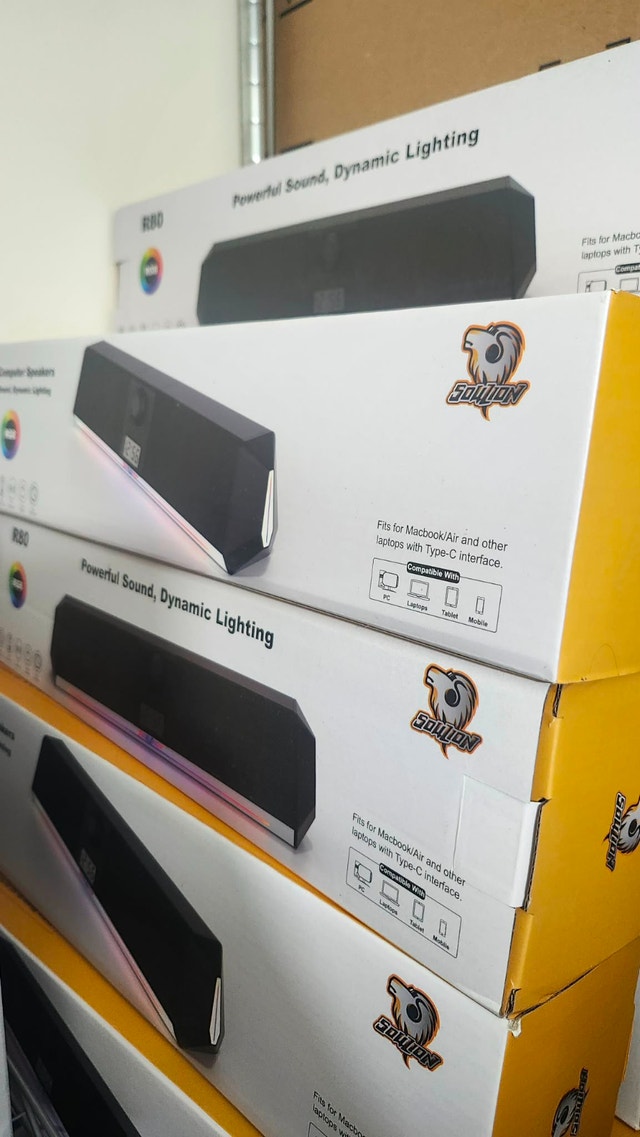 DEAL Gaming PC Speaker USB LED RGB