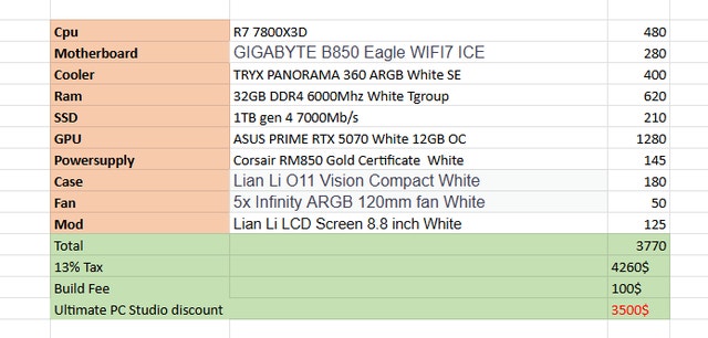 Ultimate White Gaming PC - Ryzen 7 7800X3D, RTX 5070, 32GB RAM - photo 2