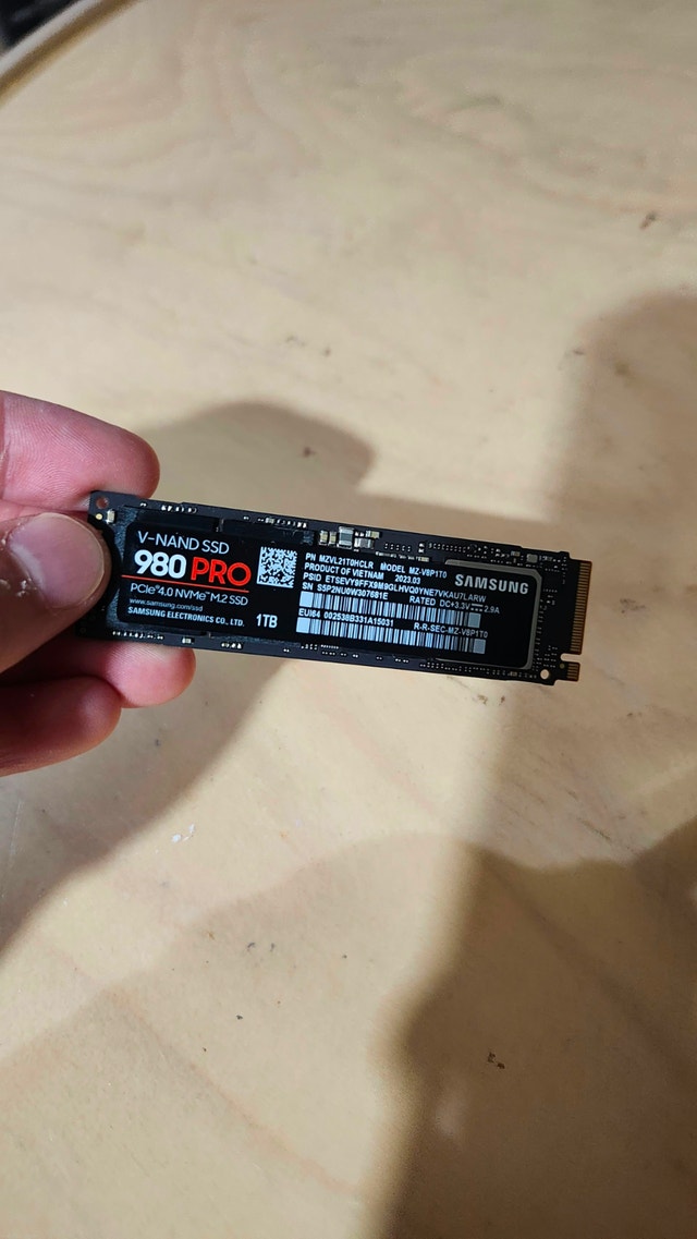 Samsung 980 PRO 1TB SSD PCIe 4.0 NVME M.2 SSD 7000MB/s - photo 2