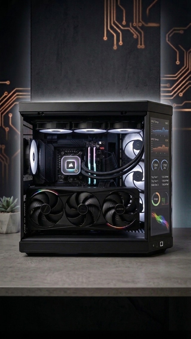 Ultimate Gaming PC Ryzen 9 7900X RTX 5070 32GB DDR5 1TB SSD - photo 4