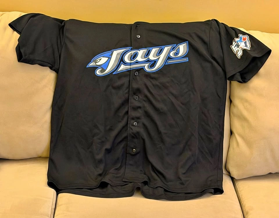 New XL Blue Jays Trey Yesavage Angry Bird Jersey