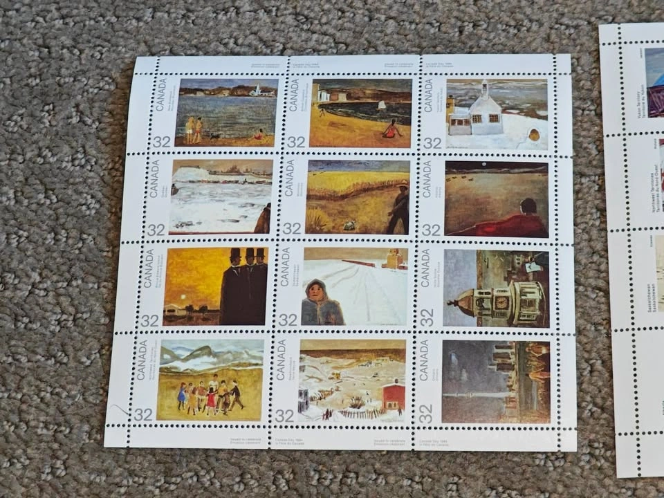 Stamp Full Sheets of 12 - Canada Day Panes - 1982 & 1984 - photo 2