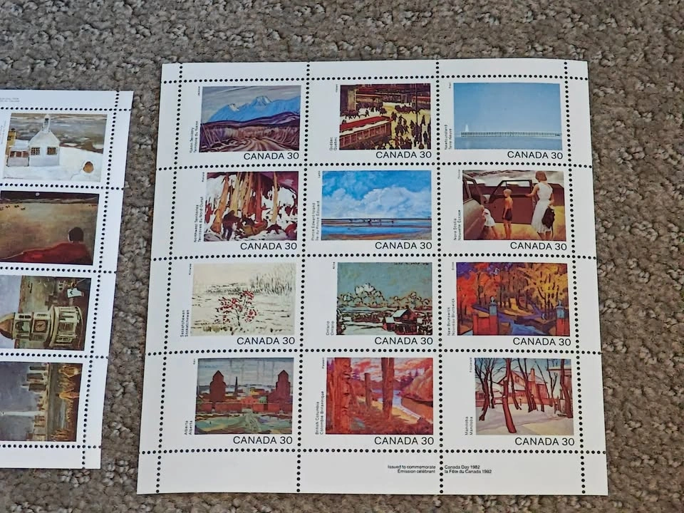 Stamp Full Sheets of 12 - Canada Day Panes - 1982 & 1984 - photo 3