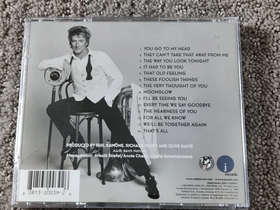 Rod Stewart - It Had To Be You American Songbook Music CD Album - photo 3
