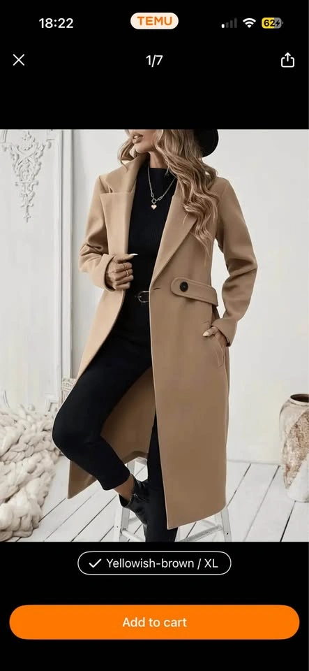 Woman’s fall long jacket - size XL - photo 3