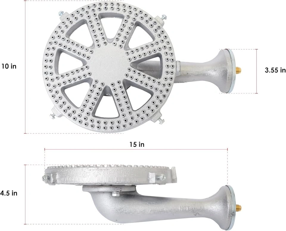 NEW-Cast Iron Propane Burner Head - photo 3