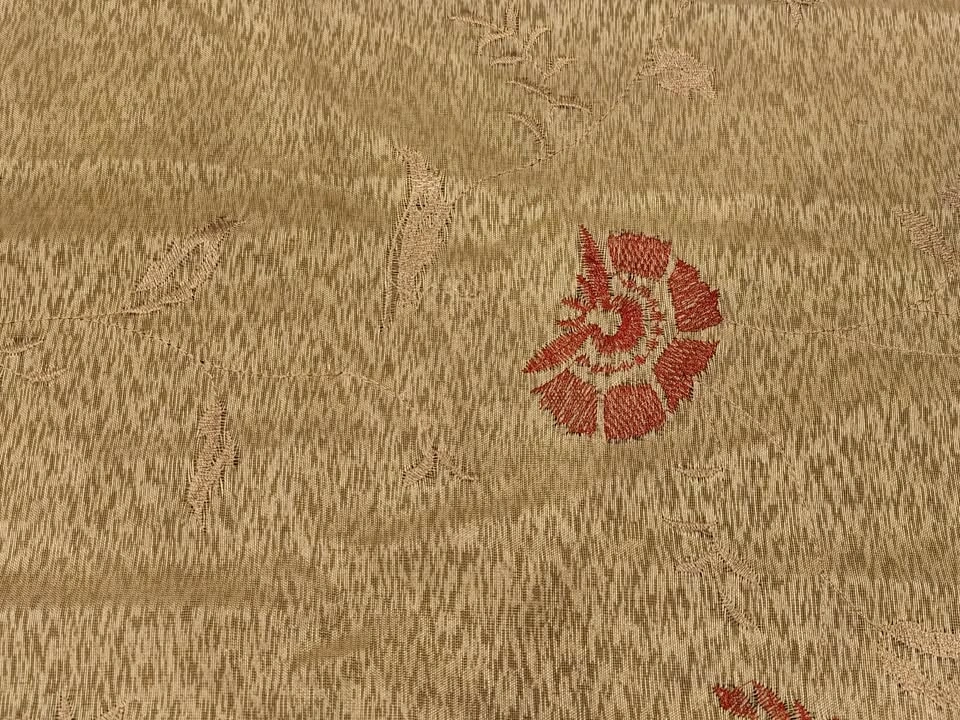 Kitchen Dining Table - Gold Floral Tablecloth – 84" x 52" - photo 3