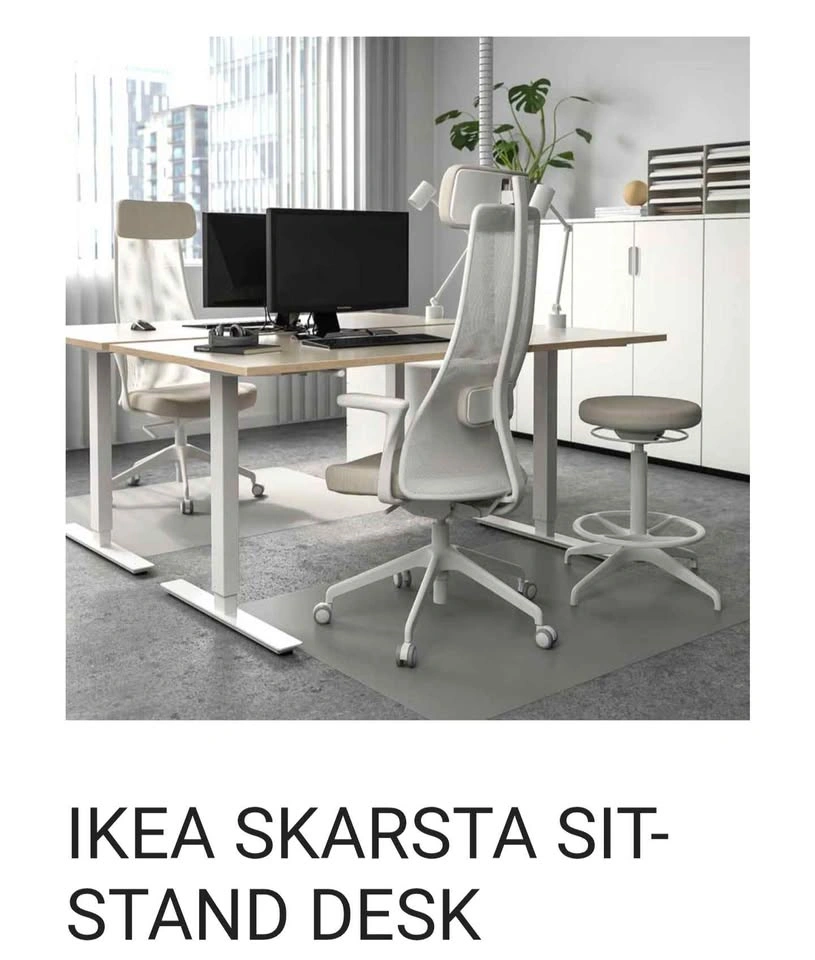 Moving Sale - Like New IKEA SKARSTA Manual SIT-STAND DESK - photo 2