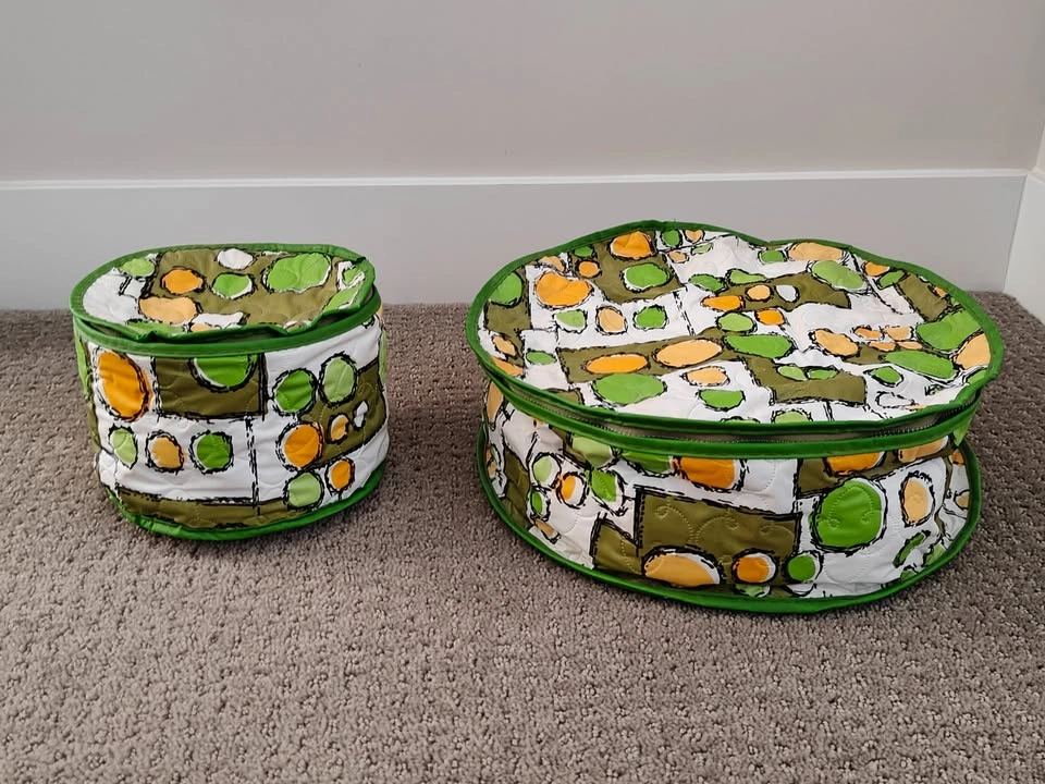Tea Cup / Saucer - China Storage Case Bag Set with 12 Dividers - photo 2