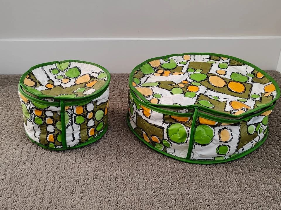 Tea Cup / Saucer - China Storage Case Bag Set with 12 Dividers - photo 3