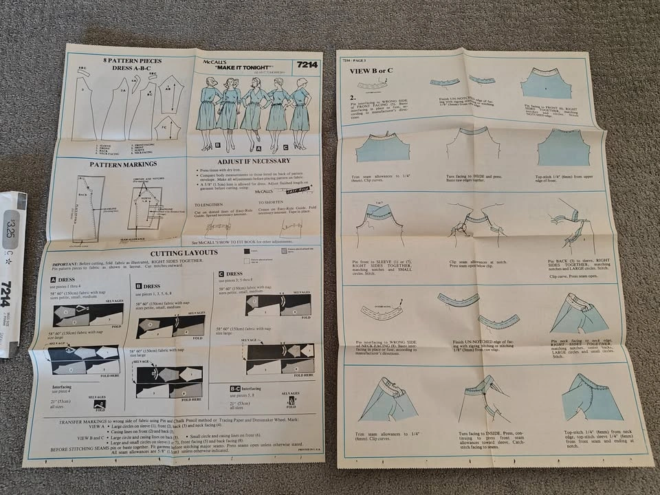 McCall's Sewing Pattern Women Dress - Size: 10-12 - photo 4