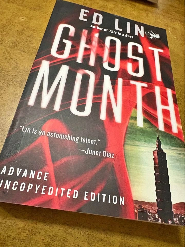 Ghost month by Ed Lin softcover book