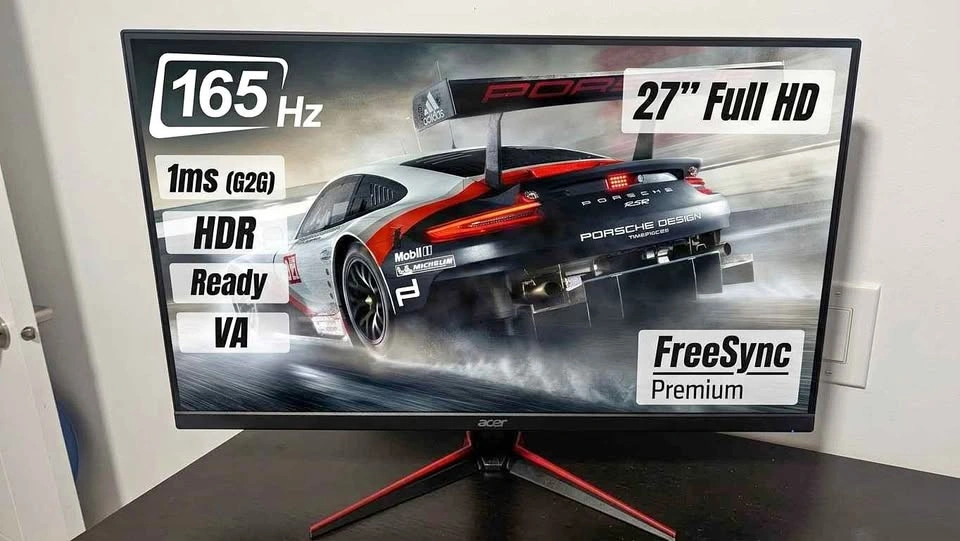 Acer Nitro 27" Gaming Monitor | 165Hz | 1ms | IPS | FHD (VG270)