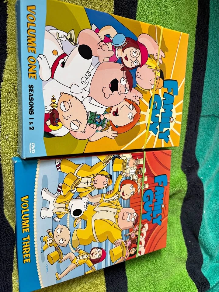 Family guy volume 1 and volume 3 dvd both for $12