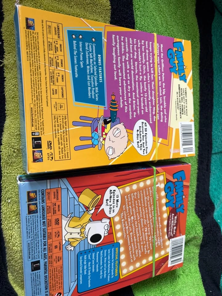 Family guy volume 1 and volume 3 dvd both for $12 - photo 2