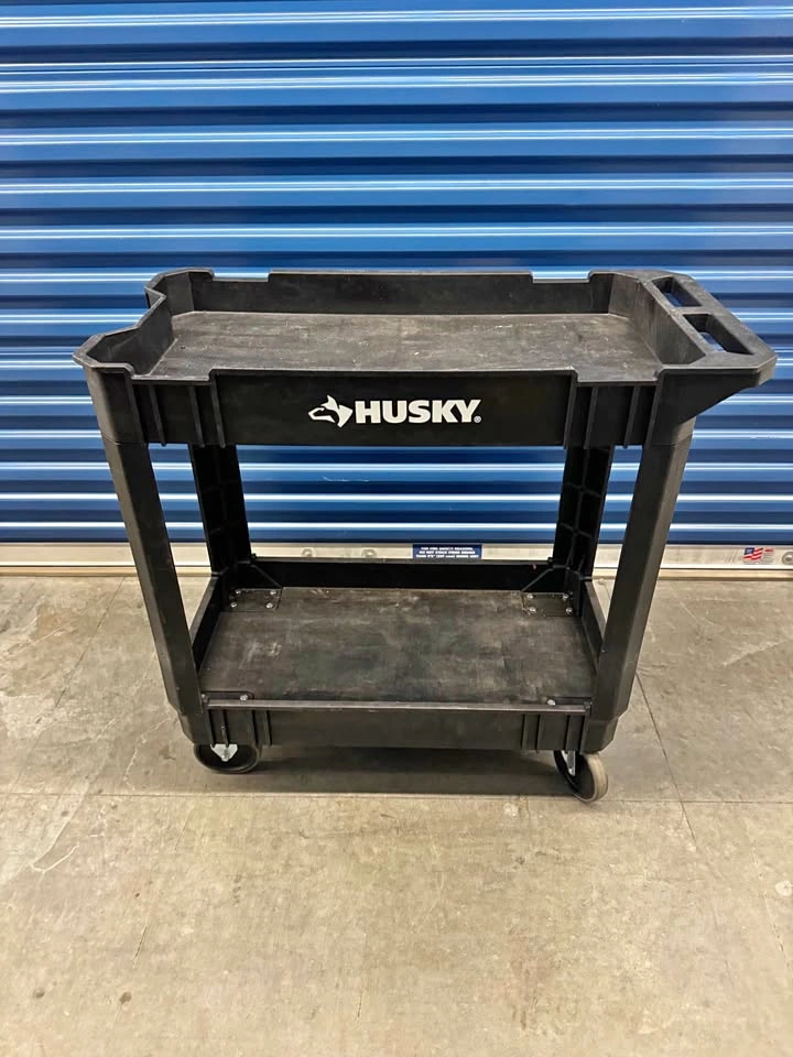 Husky 2 Tier 4 wheeled service cart