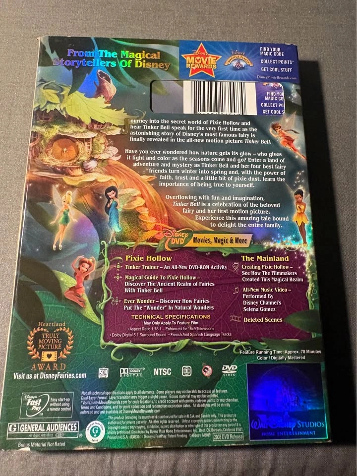 Tinkerbell dvd - photo 2