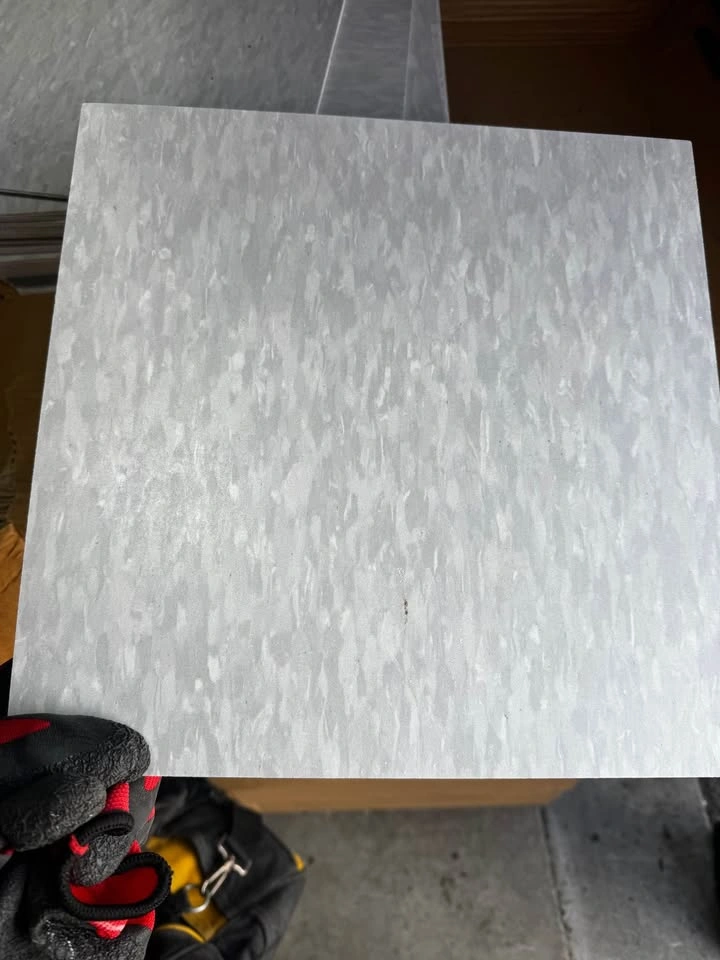 Brand new grey VCT tiles. 650 sq ft total left - photo 3