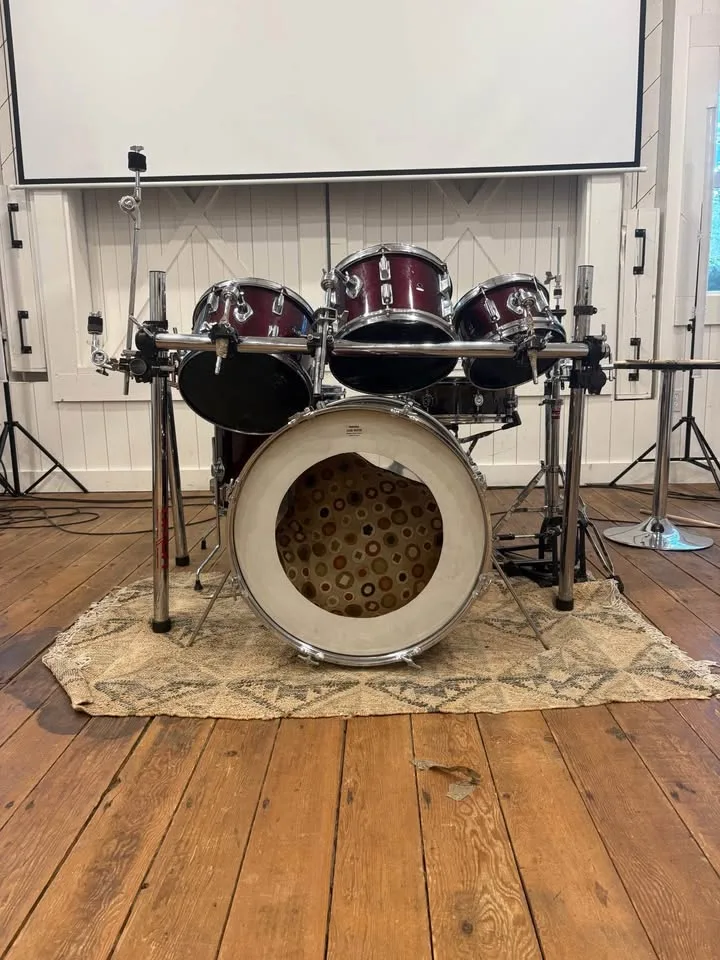 Vintage Pearl Maxwin + Gibraltar Rack Setup image indicator(2)