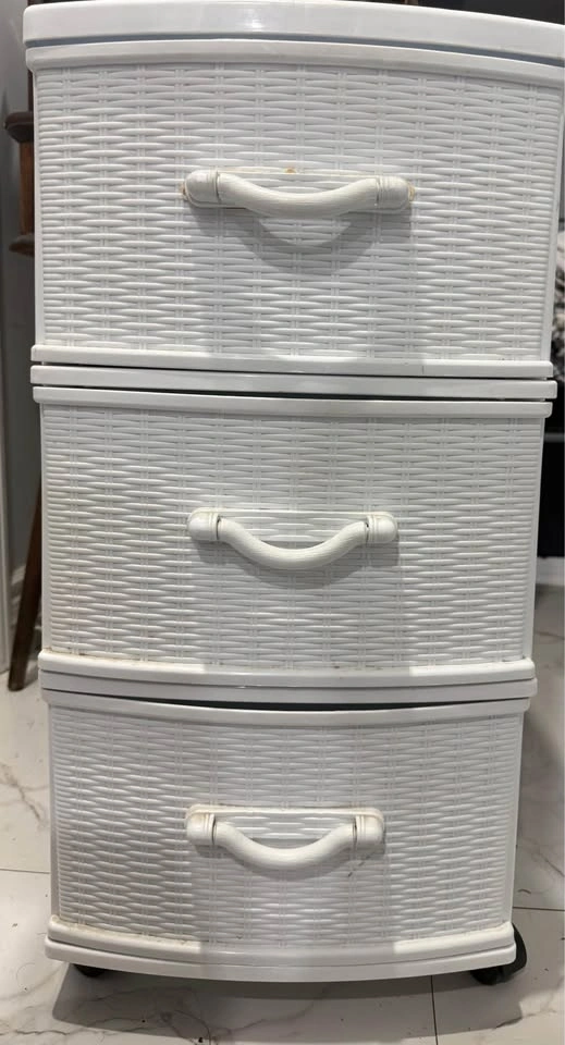 Gracious Living 3-Drawer White Plastic Storage Tower - photo 2