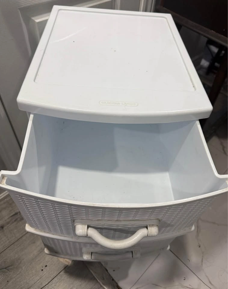 Gracious Living 3-Drawer White Plastic Storage Tower - photo 5