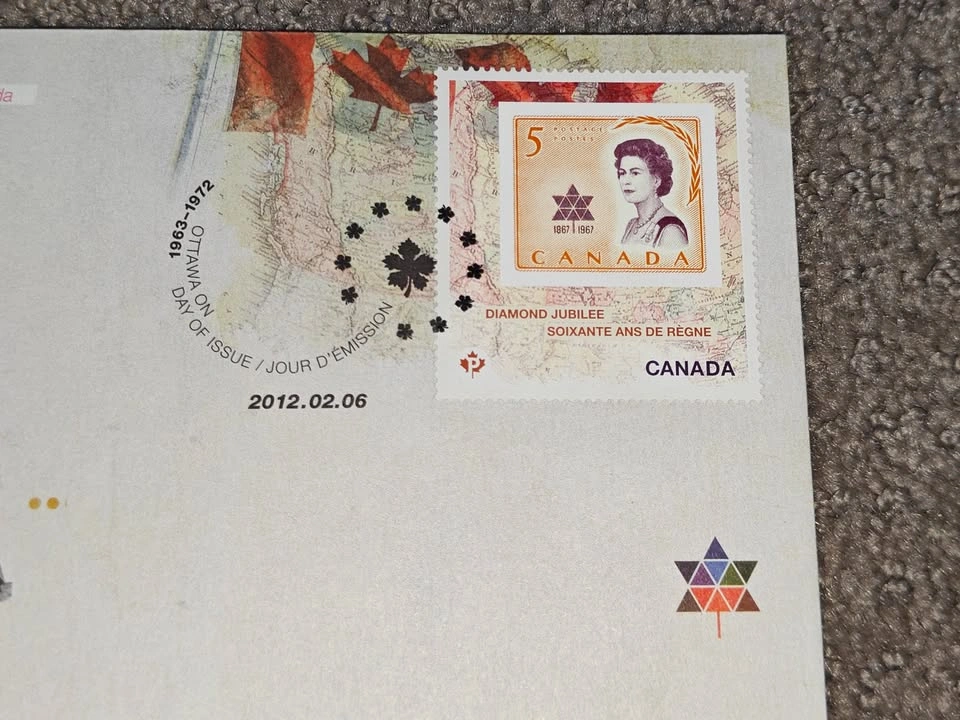 2012 Queen Elizabeth II Diamond Jubilee First Day Cover - photo 2