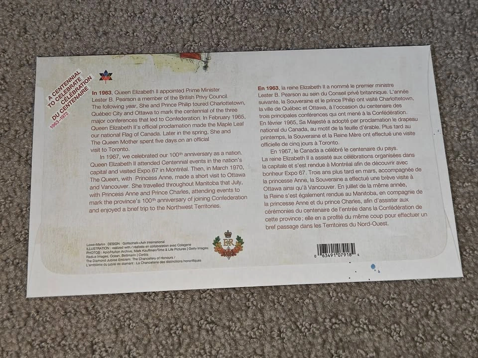 2012 Queen Elizabeth II Diamond Jubilee First Day Cover - photo 4