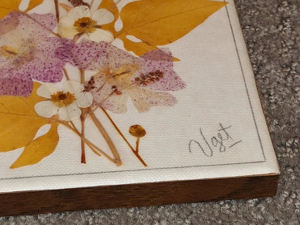 VGET Originals Pressed Flower Wall Art – Canadian Wildflowers - photo 4