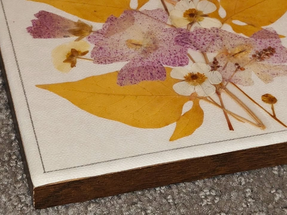 VGET Originals Pressed Flower Wall Art – Canadian Wildflowers - photo 5